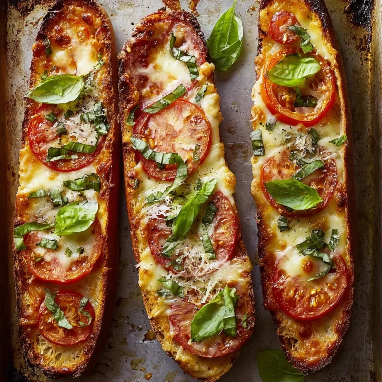Baguette Pizzas Delicious Perfect Sharing