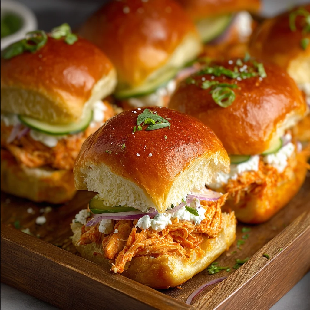 Buffalo Chicken Sliders Party Night Recipe