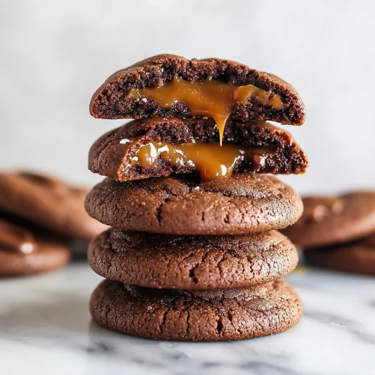 Caramel Stuffed Cookies
