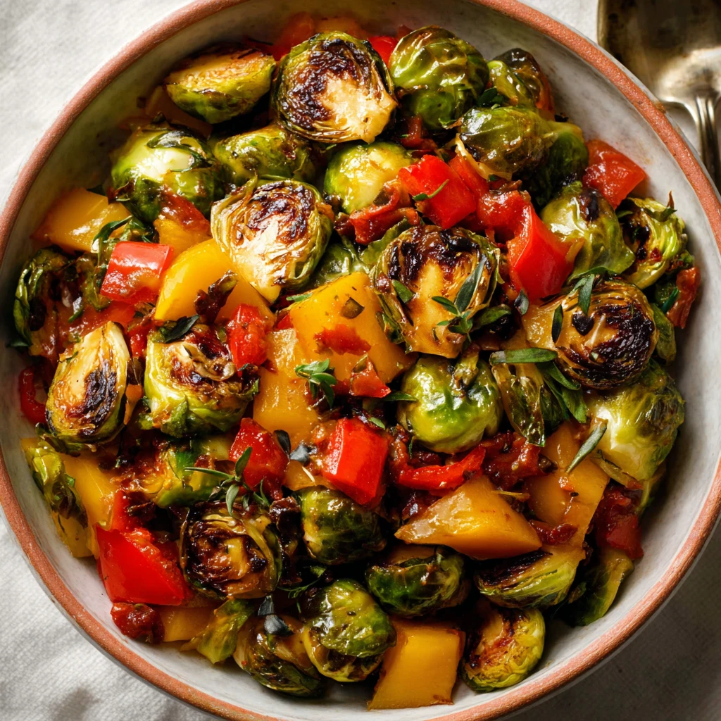 Ciderglazed Brussels Sprouts