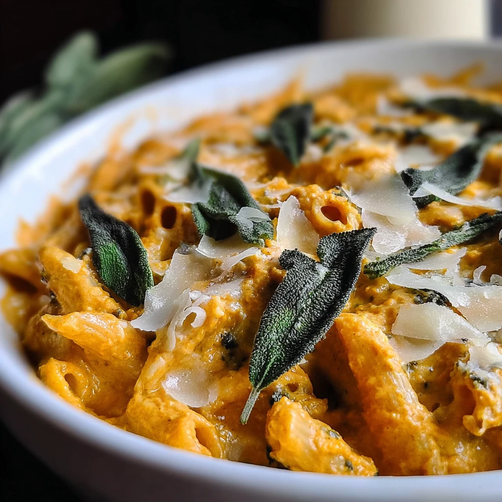 Cozy Pumpkin Sage Pasta Bake Recipe Fall Bliss