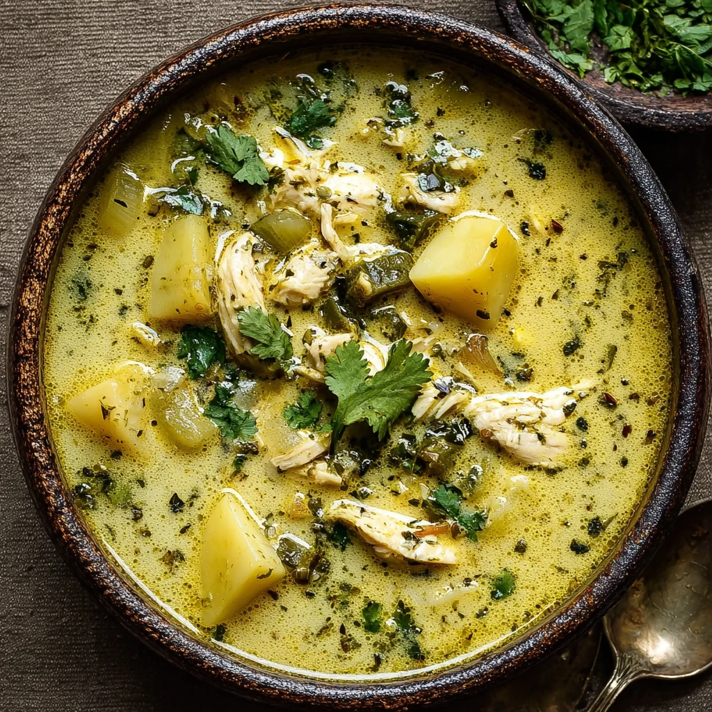 Cozy Roasted Poblano Soup