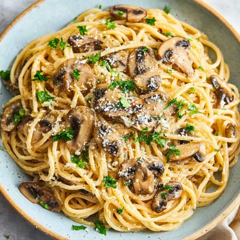 Creamy Garlic Miso Pasta Mushrooms Dreamy Delight