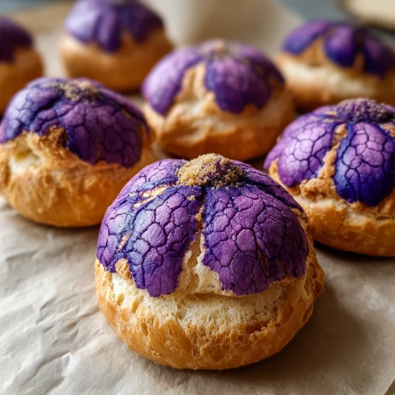 Delightful Ube Japanese Cream Puffs That Will Amaze