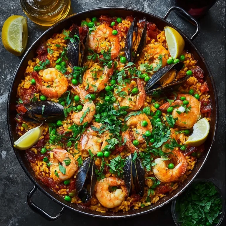 Weeknight Skillet Paella Recipe Busy Foodies