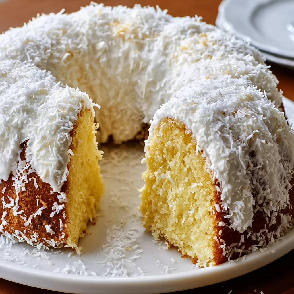 Flavorfulwhite Chocolate Coconut Bundt Cake
