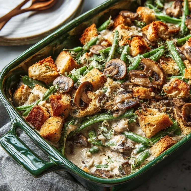 Green Bean Casserole Cashew Cream