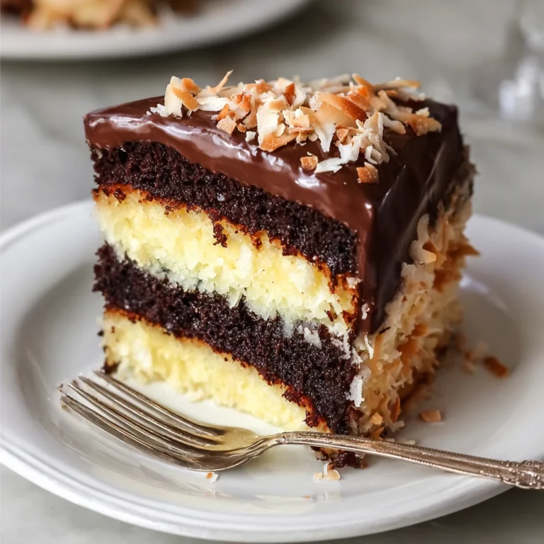 Indulge Triple Layer Chocolate Coconut Macaroon Cake Delight