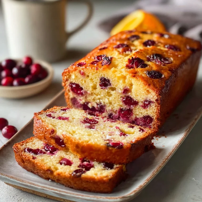 Irresistible Cranberry Orange Pound Cake Recipe Savor
