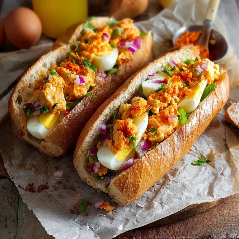 Periperi Egg Salad Subs Flavorpacked Lunch Delight