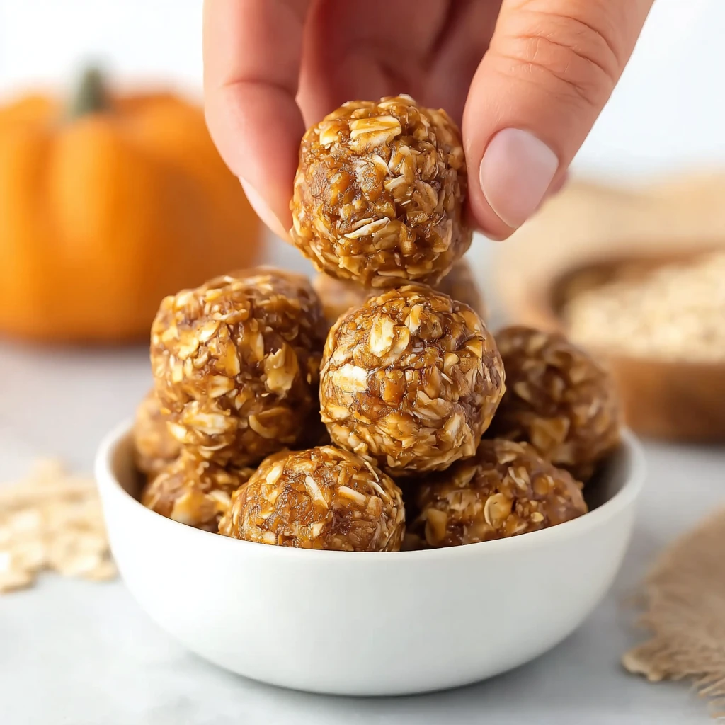 Pumpkin Energy Balls Delicious Nobake Snack Boost
