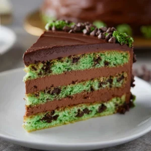 Best Mint Chocolate Chip Cake