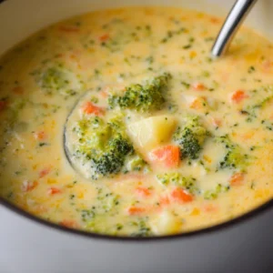 Broccoli Cheese and Potato Soup