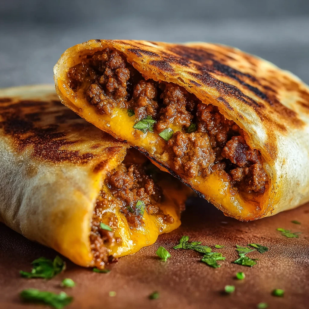 Cheesy Beef Taco Pockets
