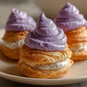 Delicious Ube Cream Puffs That Wow Your Taste Buds