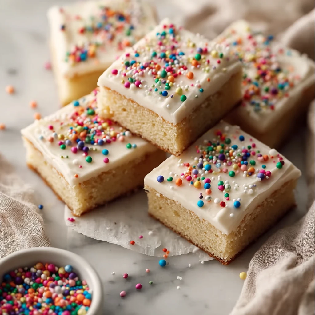 Frosted Sugar Cookie Bars with Sprinkles You’ll Crave