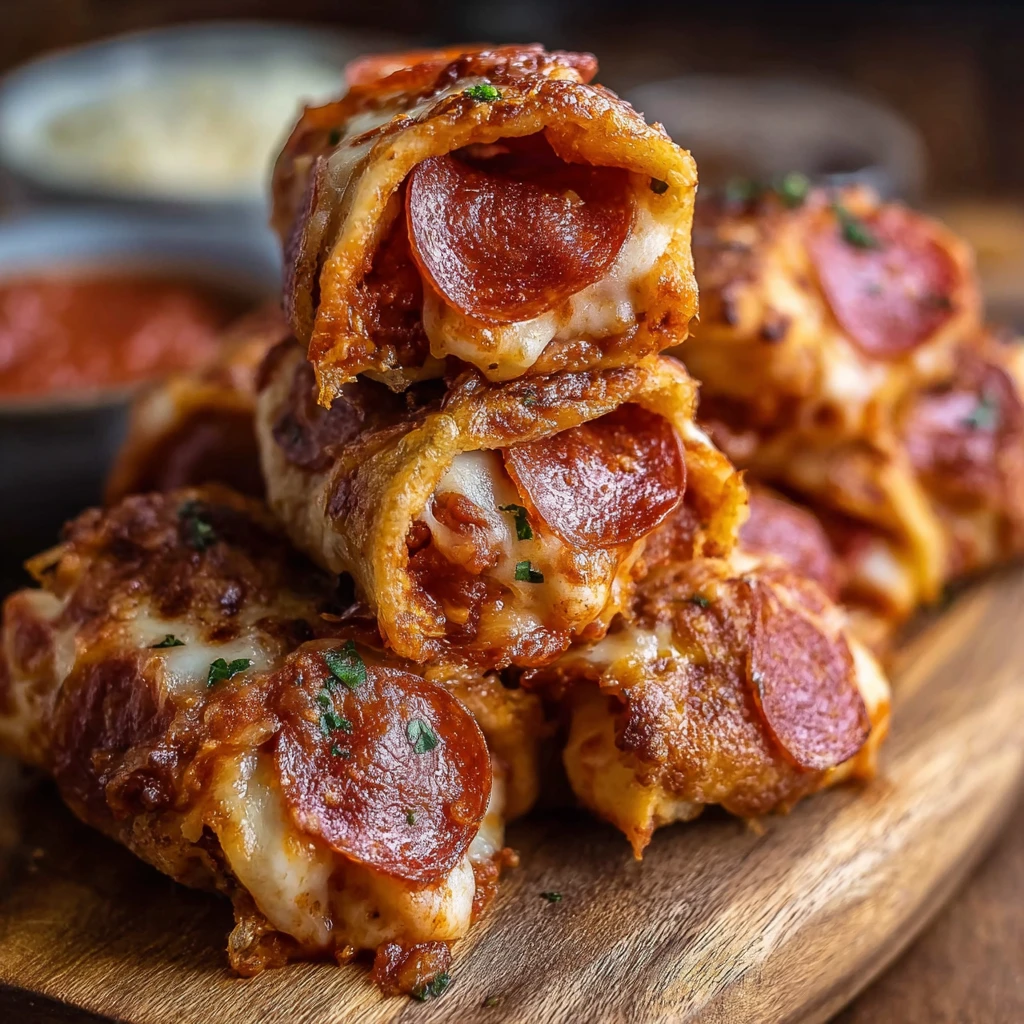High Protein Pepperoni Pizza Rolls Recipe Quick High Protein Snack Ideas Best Protein-rich Pizza Rolls Make Pepperoni Pizz...