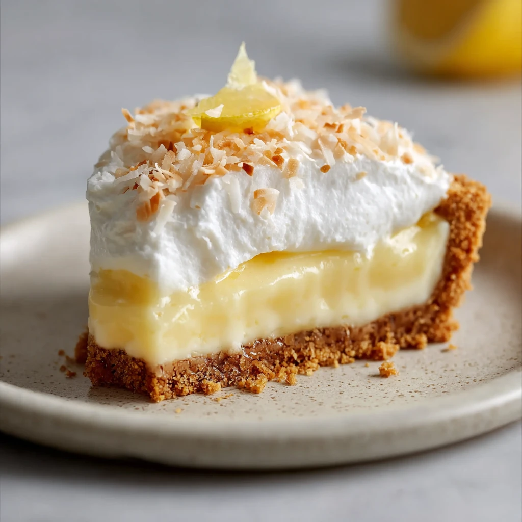 Lemon Coconut Cream Pie