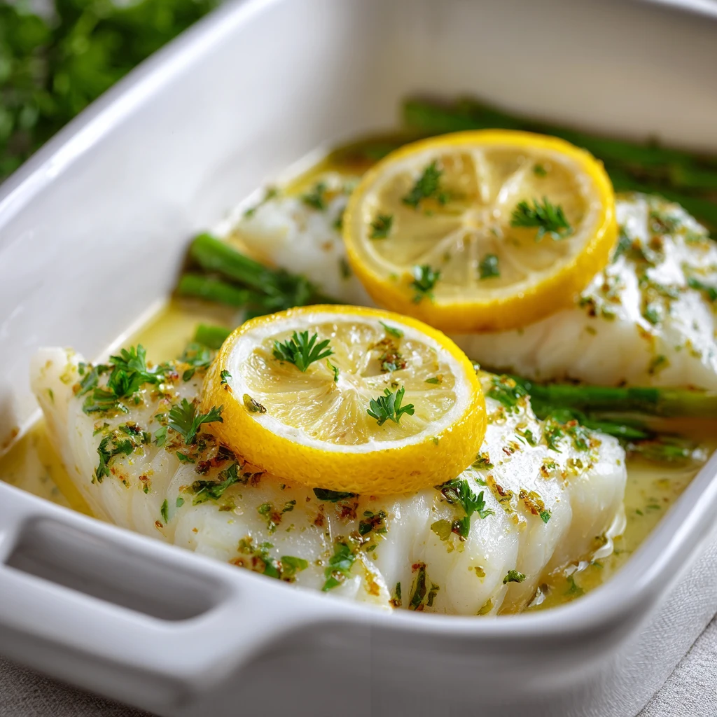 Lemon Garlic Cod