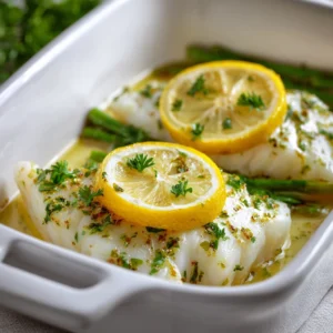 Lemon Garlic Cod