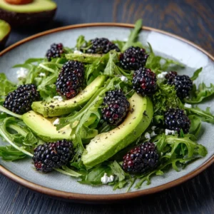 Master Blackberry, Avocado and Arugula Salad in 3 Simple Steps