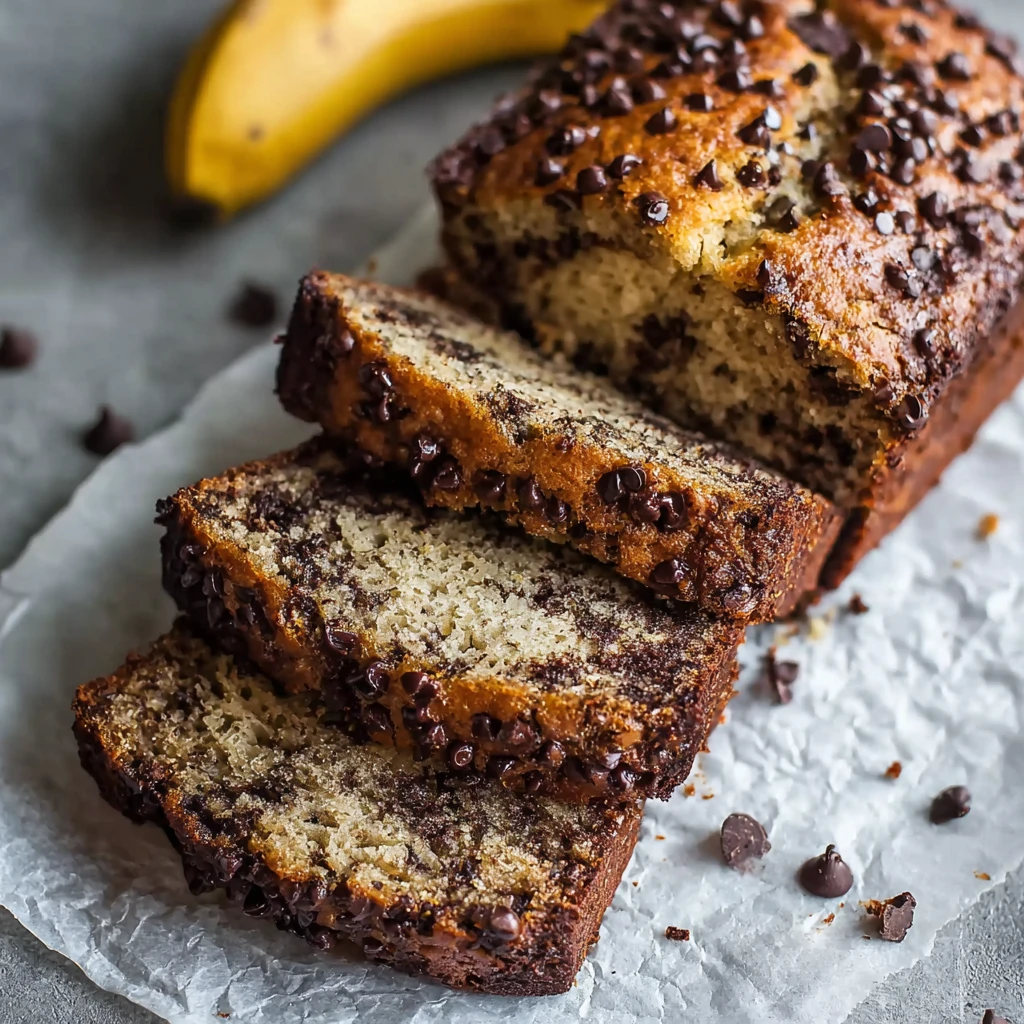Super Moist Chocolate Chip Banana Bread