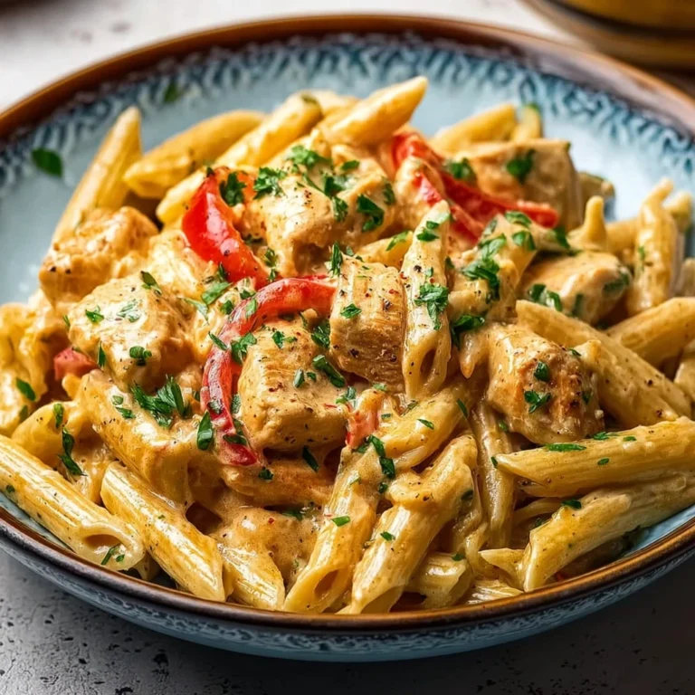 Cashew Cream Cajun Chicken Pasta