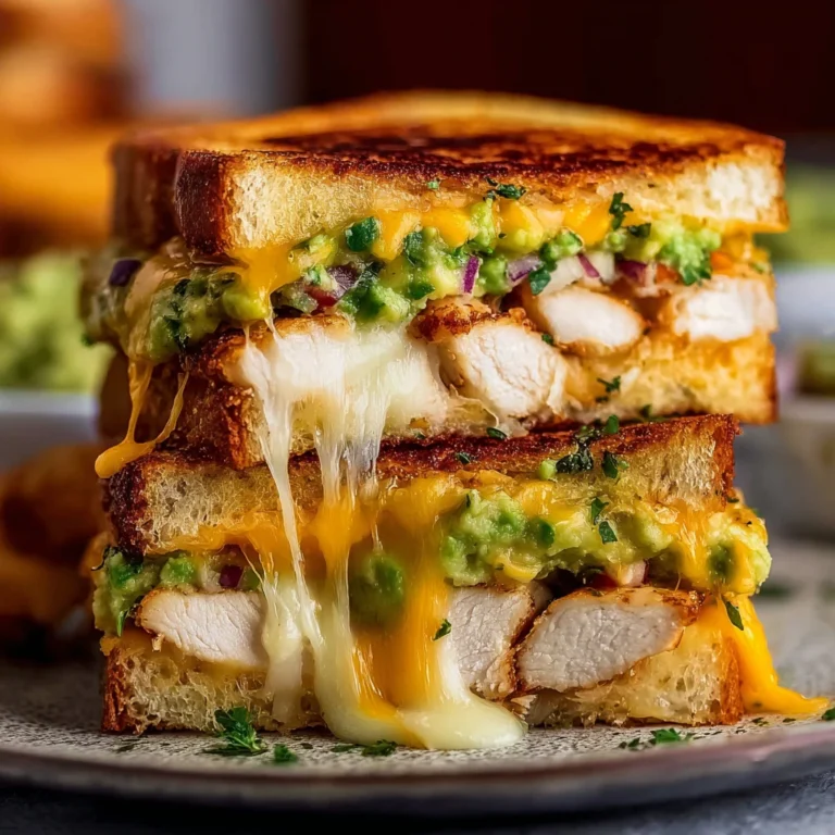 Chicken Avocado Melt Sandwich