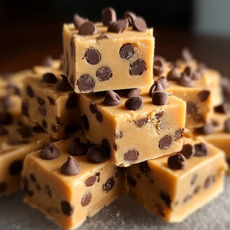 Chocolate Chip Cookie Dough Fudge Bars Irresistible Nobake