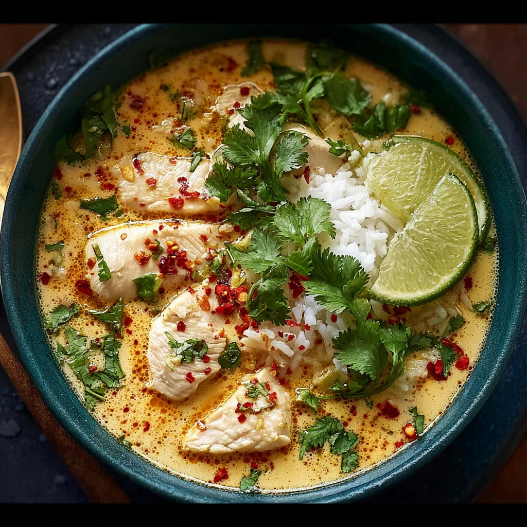 Coconut Chicken Brothy Rice