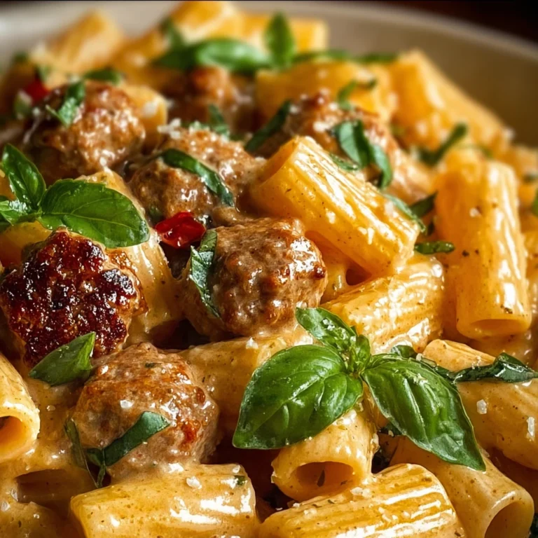 Creamy Italian Sausage Rigatoni Ultimate Comfort Dish