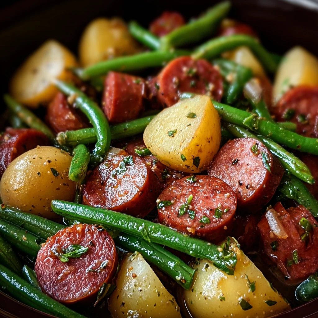 Discover Crockpot Kielbasa Green Beans Recipe That Will