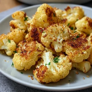 Crispy Roasted Cauliflower