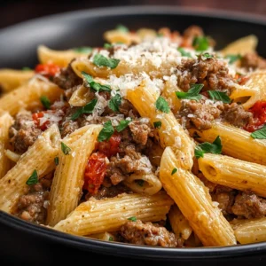Discover the Comfort of Slow Cooker Garlic Beef Pasta Tonight!