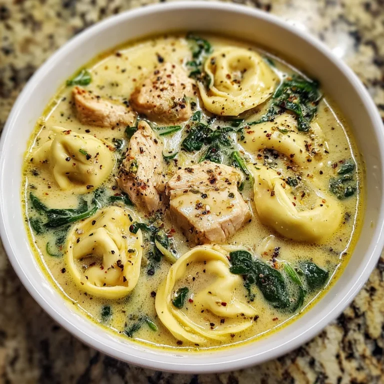 Discover Comfort Creamy Chicken Tortellini Soup Today