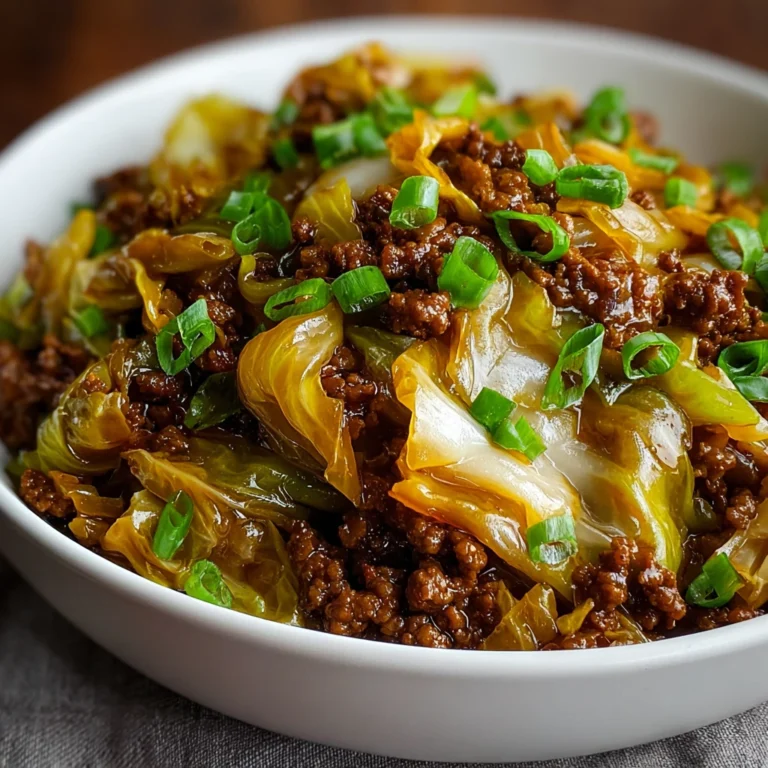 Discover Flavorful Low Carb Mongolian Ground Beef Cabbage