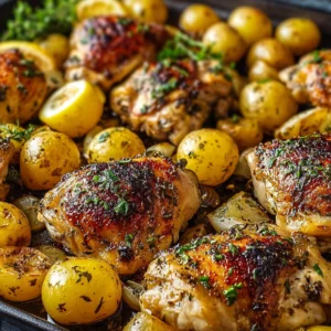 Discover the Joy of Sheet Pan Lemon Balsamic Chicken & Potatoes for an Easy Weeknight Dinner