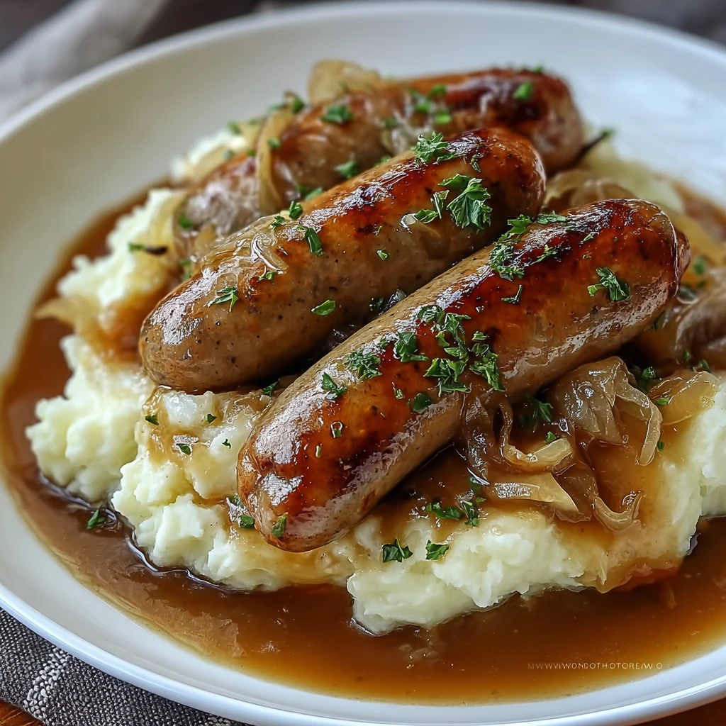 Discover the Ultimate Slow Cooker Bangers and Mash with Onion Gravy Recipe