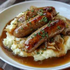 Discover the Ultimate Slow Cooker Bangers and Mash with Onion Gravy Recipe