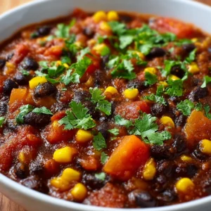 Easy Black Bean Chili