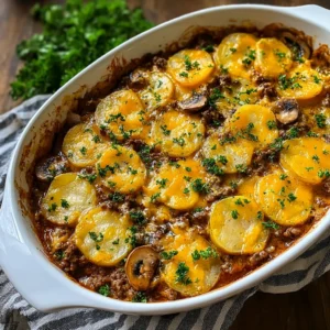 Experience the Comfort of Hamburger Potato Casserole Tonight!