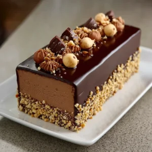Hazelnut Chocolate Mousse Cake