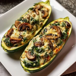 Ricotta-Stuffed Zucchini Boats