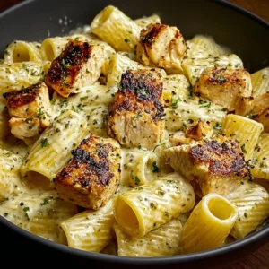 Indulge in Garlic Parmesan Chicken Rigatoni: A Creamy Delight!