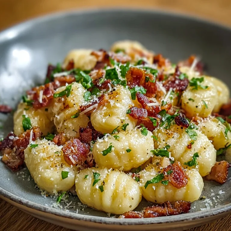 Indulge Gnocchi Carbonara Bacon Parmesan Tonight