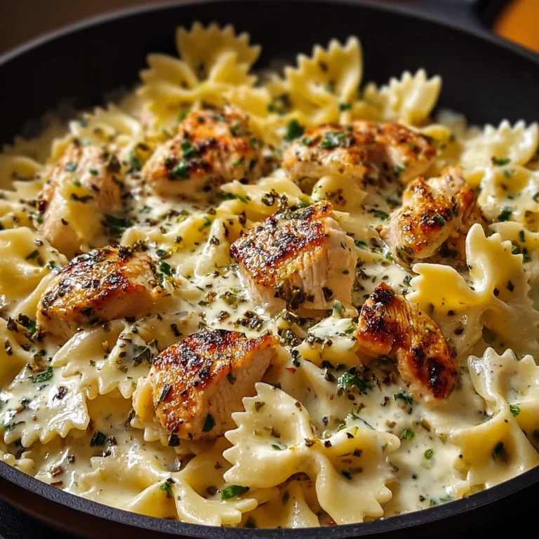 Indulge Mozzarella Garlic Butter Chicken Bowties Today