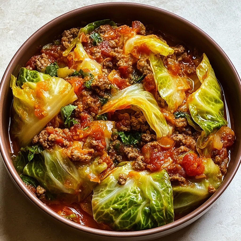 Make Slow Cooker Unstuffed Cabbage Rolls Cozy Dinner