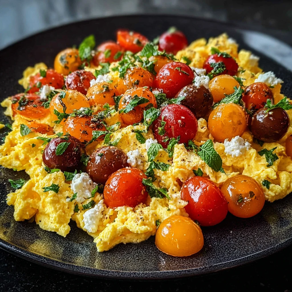 Mediterranean Scrambled Eggs