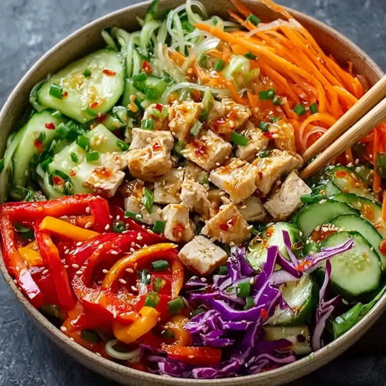 Spring Roll Salad Spicy Ginger Dressing Incredible 5star