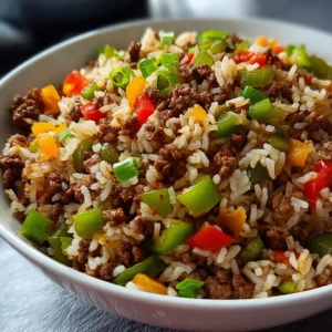 Whip Up Quick Dirty Rice with Ground Beef in Just 30 Minutes!